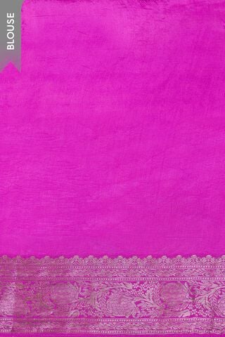 Dark Pink Woven Pure Viscose Saree thumbnail image number null