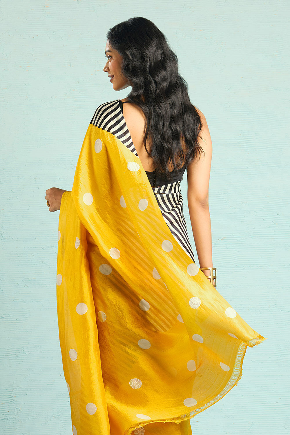 Multicoloured Chattisgarh Pure Silk Hand Painted Saree image number null