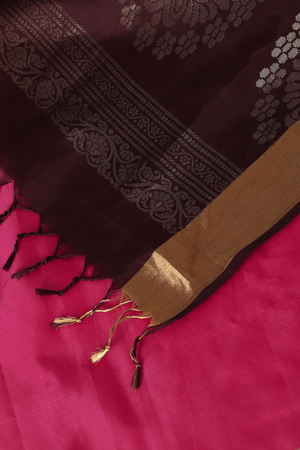 Pink Pure Silk South Saree image number null