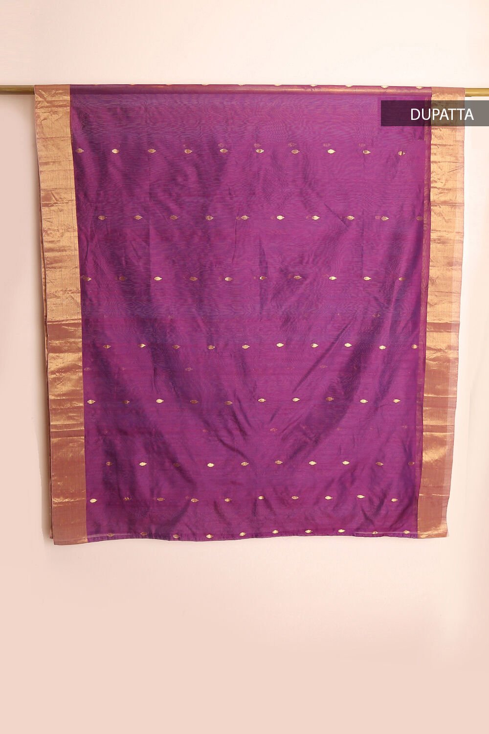 Lilac Pure Silk Cotton Suit Set image number null