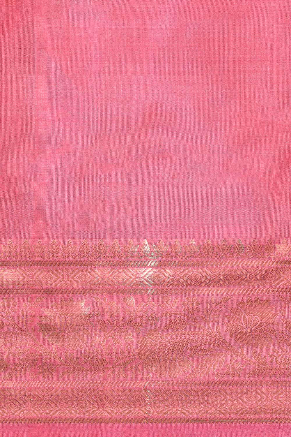 Pink Pure Silk Banarasi Saree image number null