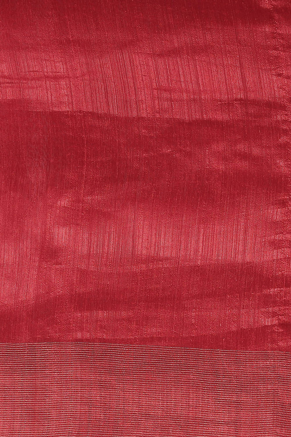 Red Pure Silk Vanya Jamdani Saree image number null