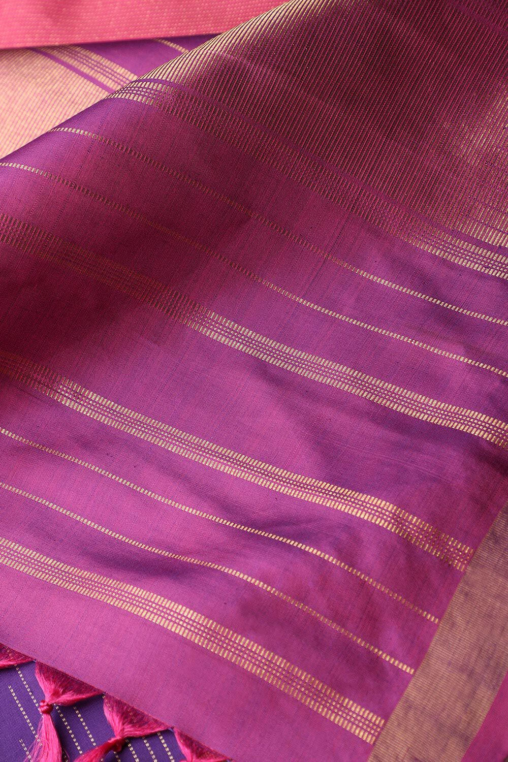 Pink Woven Pure Silk Kanjivaram Saree image number null