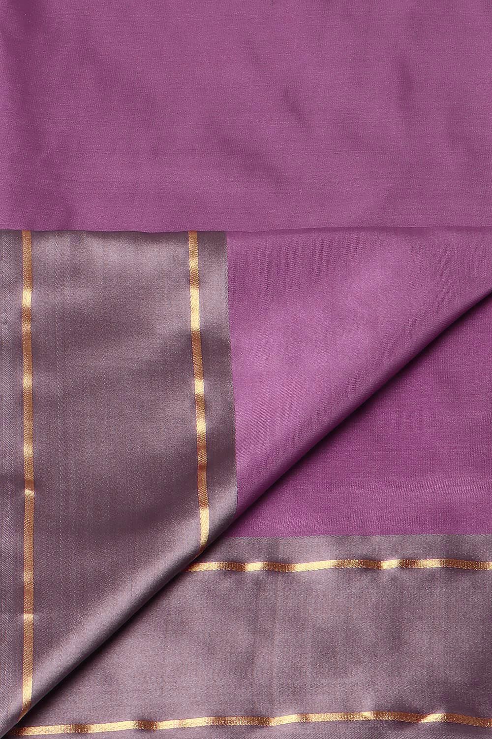 Pink Pure Silk Banarasi Tanchoi Saree image number null