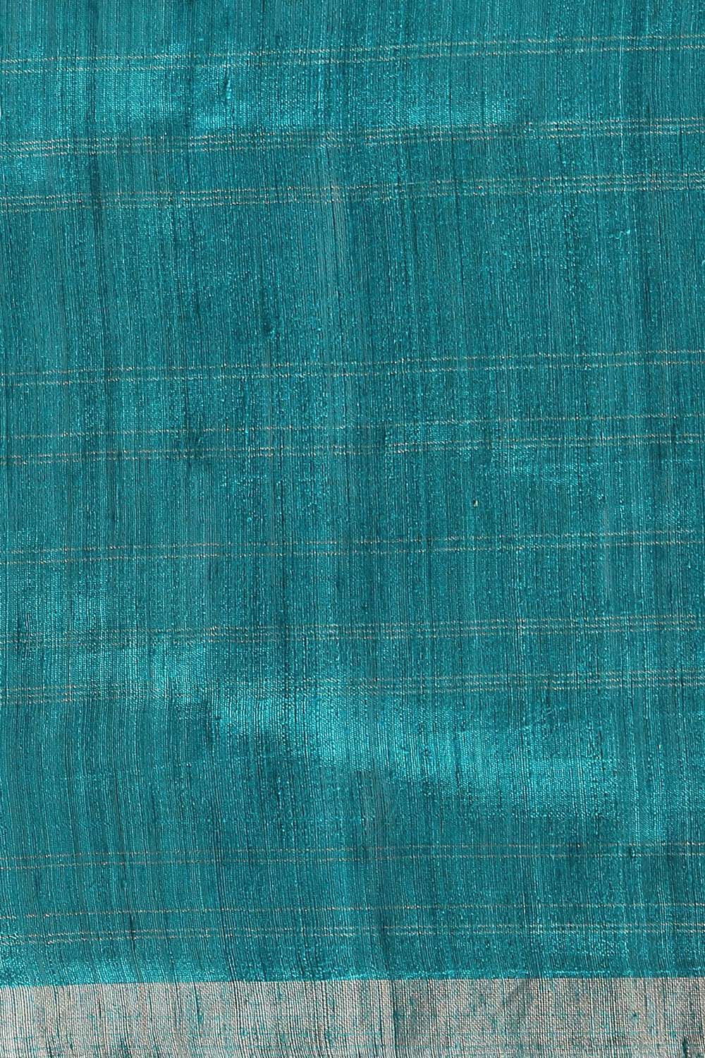 Light Blue Pure Silk Vanya Bengal Saree image number null