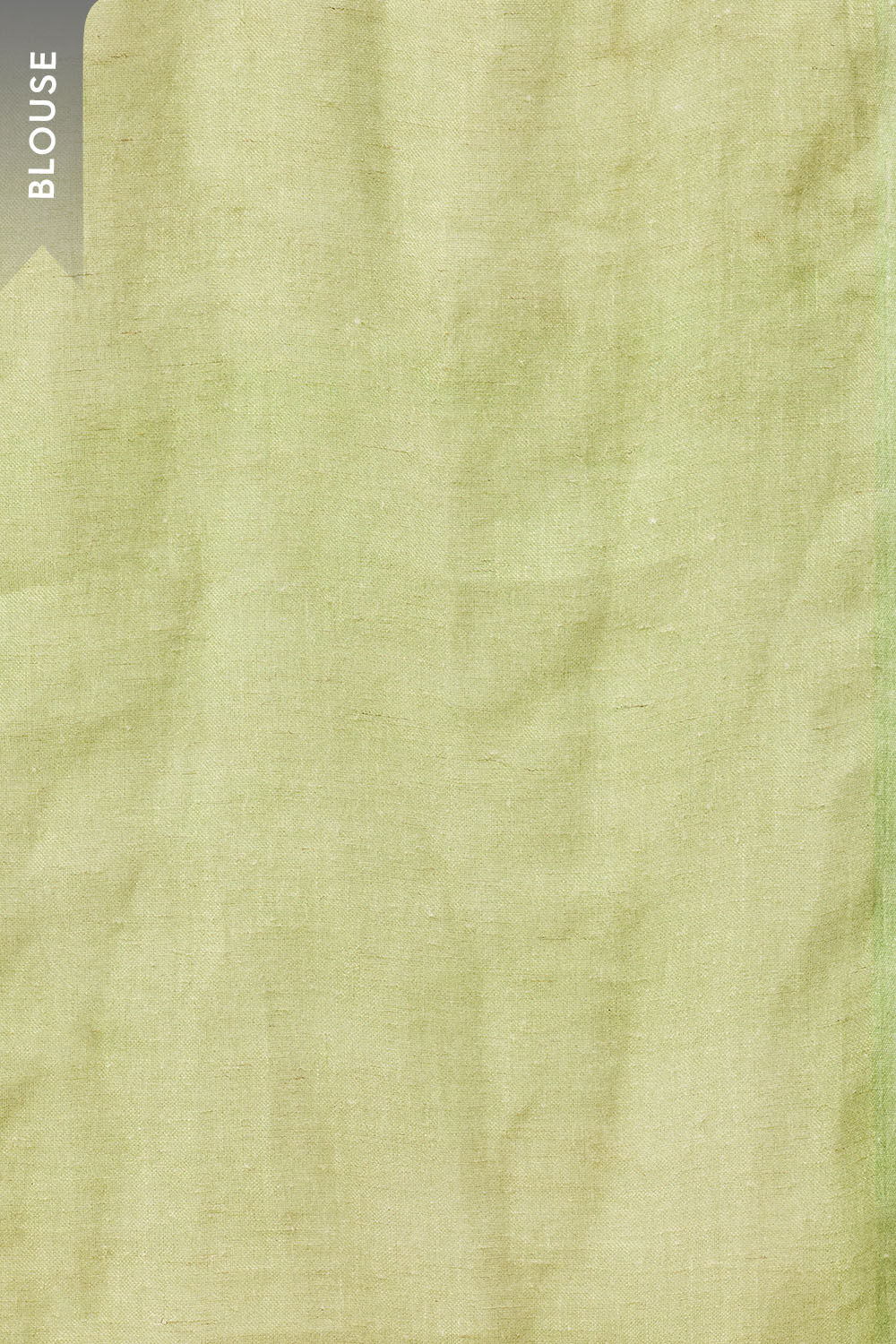 Green Printed Pure Linen Saree image number null