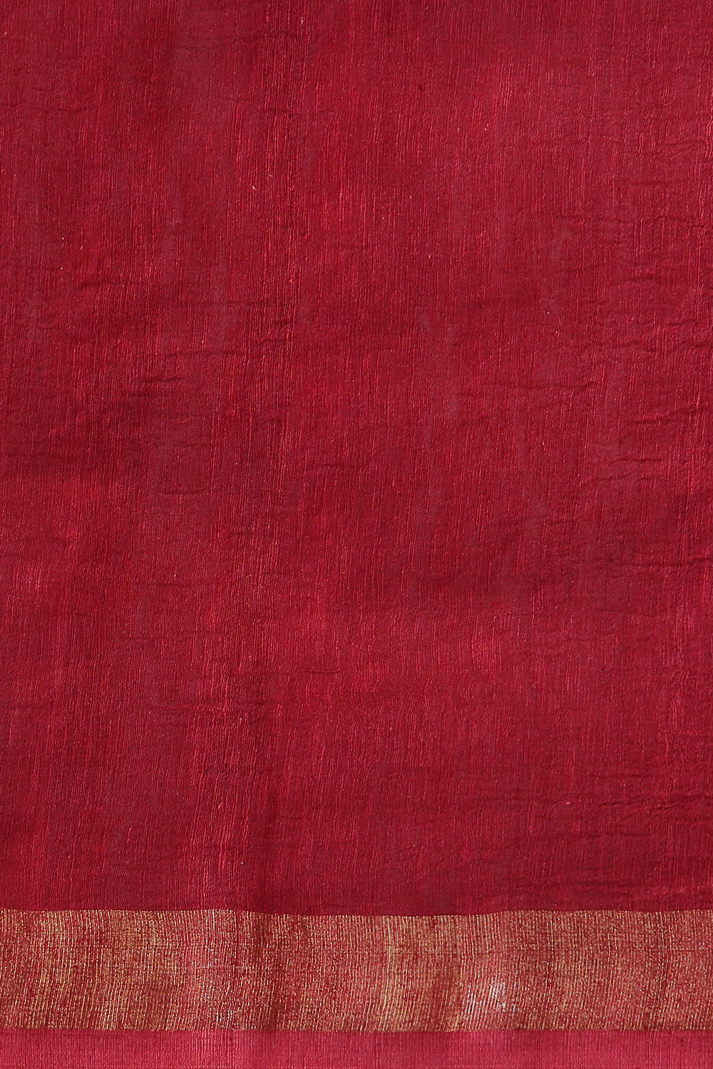 Red Pure Tussar Silk Bhagalpuri Saree image number null