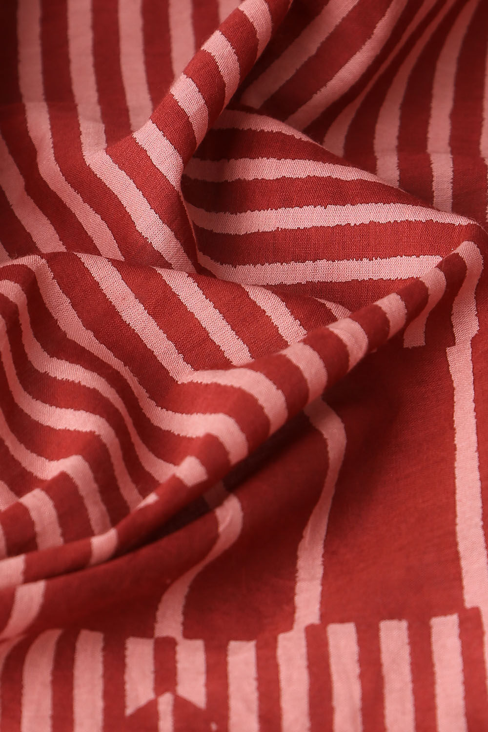 Pink Pure Cotton Printed Saree image number null