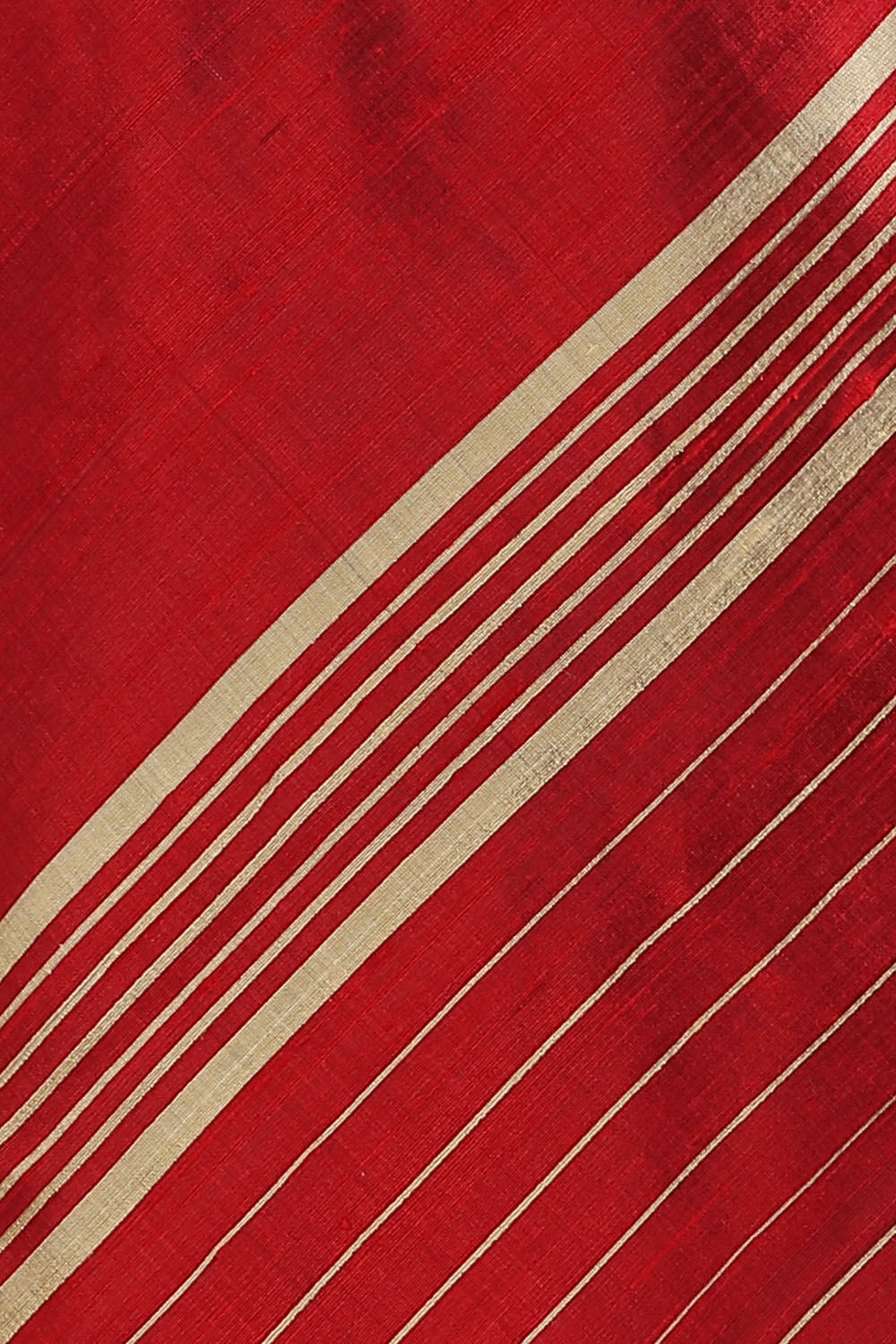 Red Pure Silk Woven Saree image number null