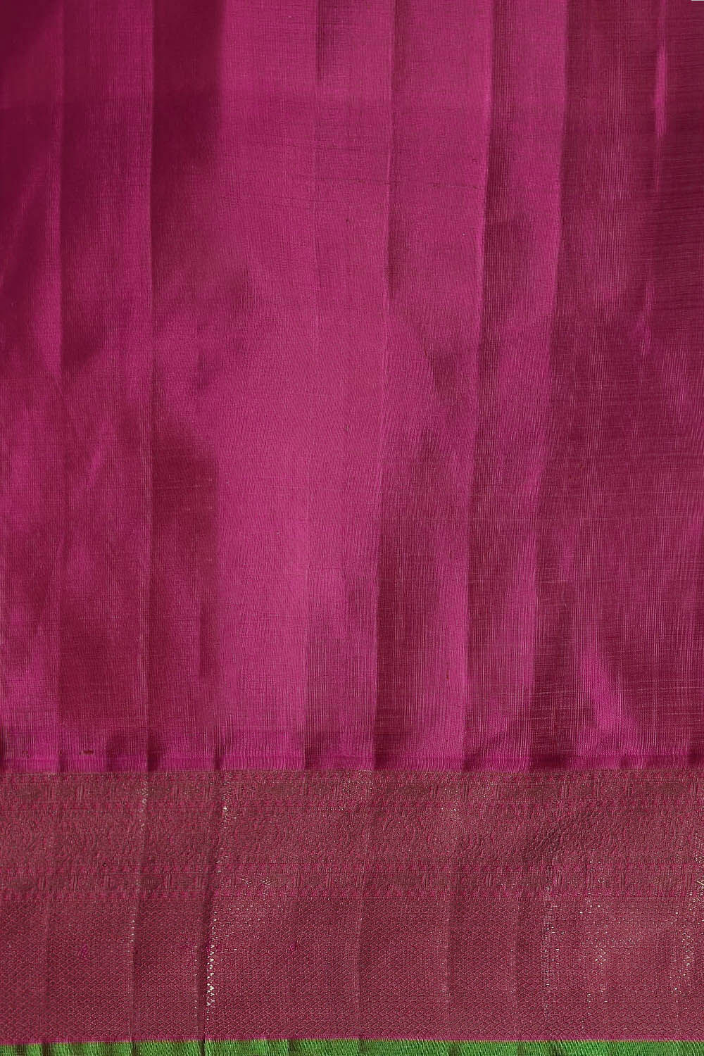 Jamun Purple Pure Zari Silk Kanjivaram Saree image number null