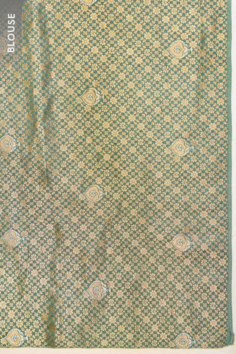 Yellow Woven Viscose Saree image number null