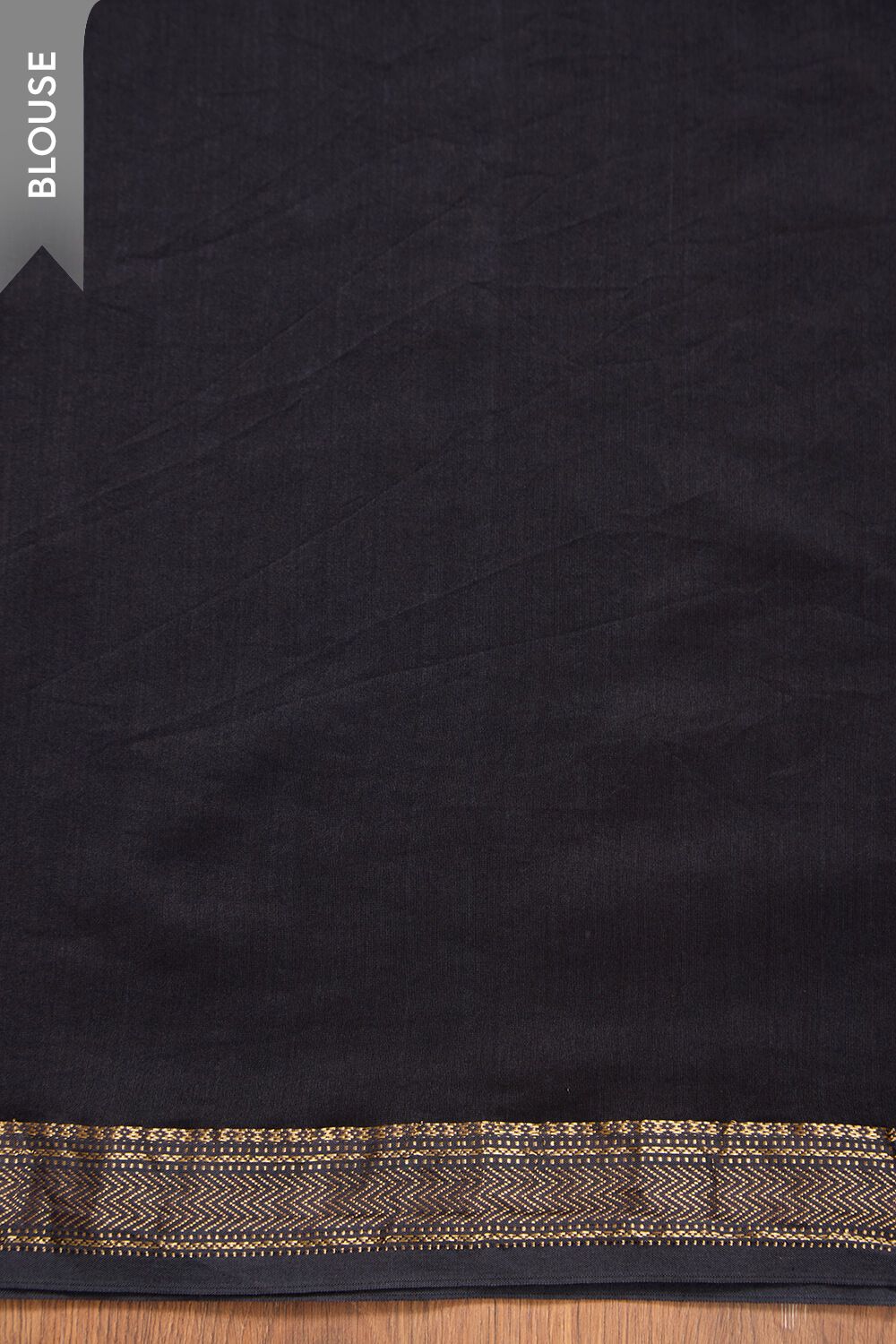 Black Pure Silk Cotton Batik Saree image number null
