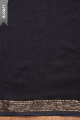 Black Pure Silk Cotton Batik Saree thumbnail image number null