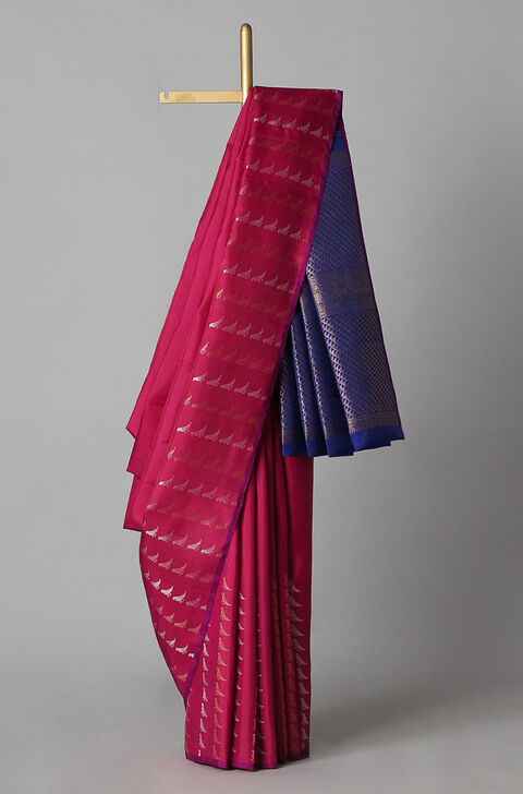 Red Pure Silk Kanjivaram Saree
