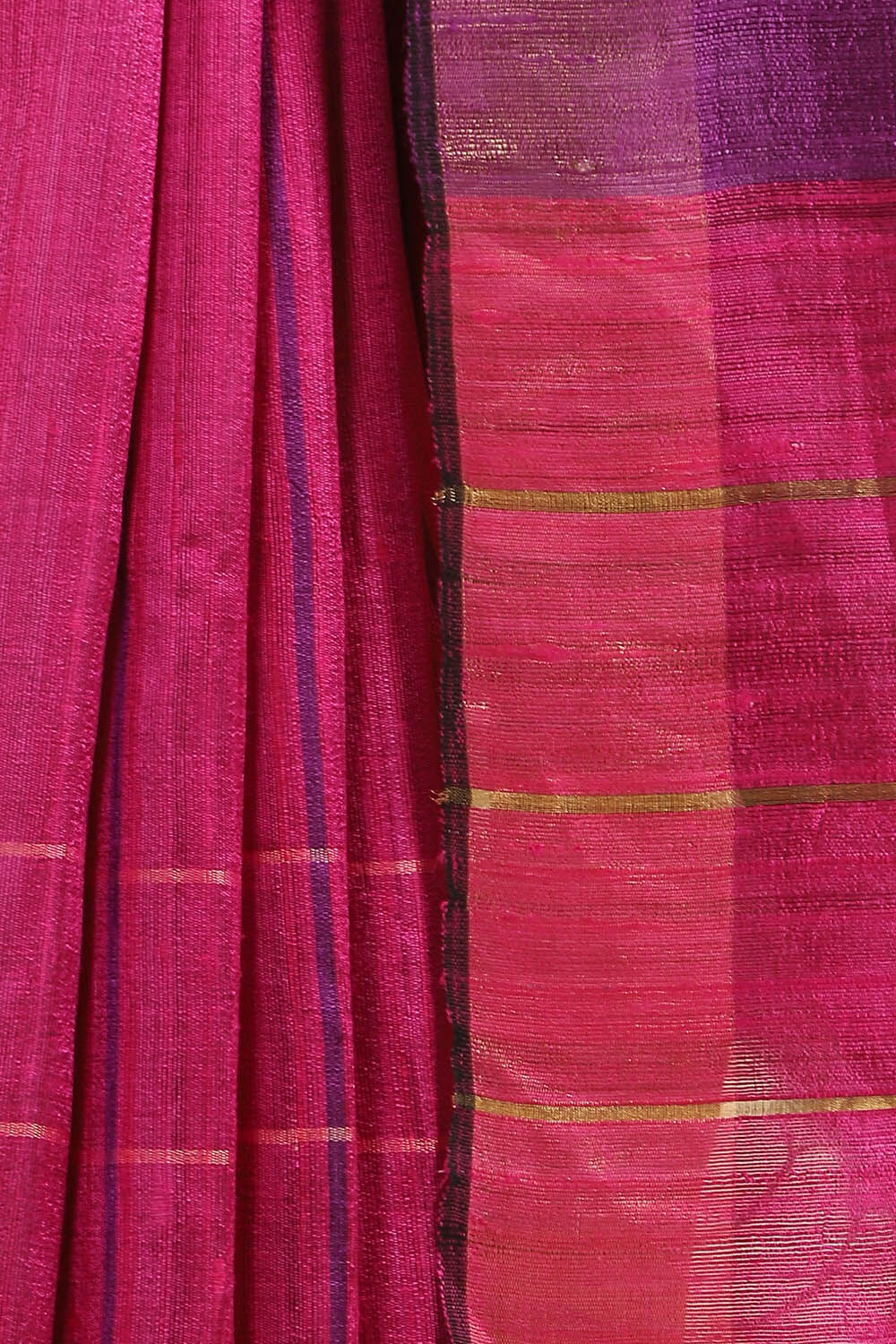 Pink Pure Tussar Silk Bhagalpuri Saree image number null