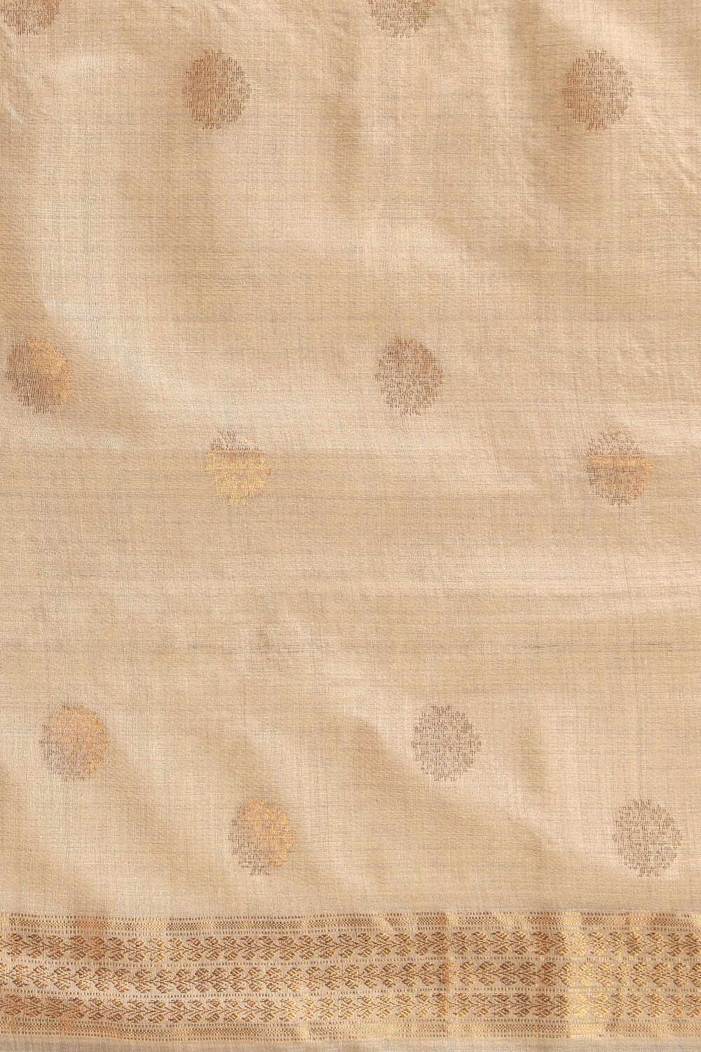 Grey Woven Pure Tussar Silk Saree image number null