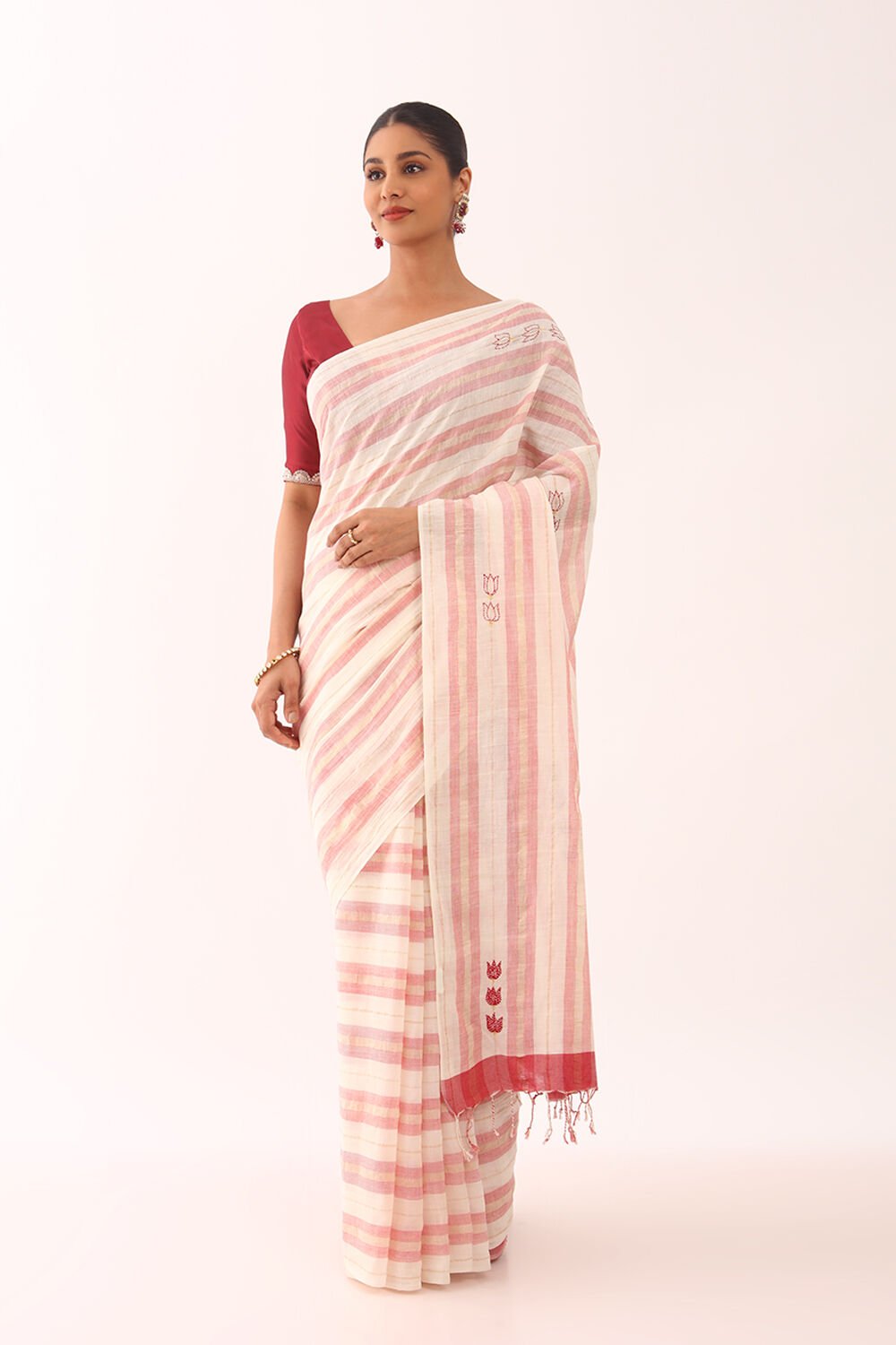 Buy Best Indian Khadi Sarees Online in India Taneira
