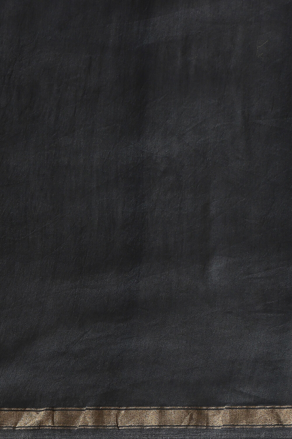 Black Pure Silk Cotton Shibori Saree image number null