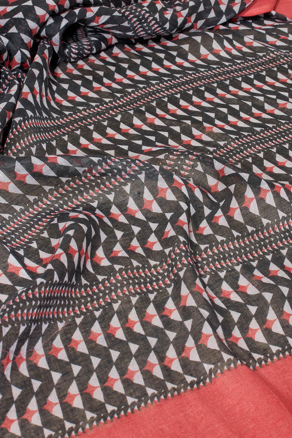 Pink Bengal Pure Cotton Jamdani Saree image number null