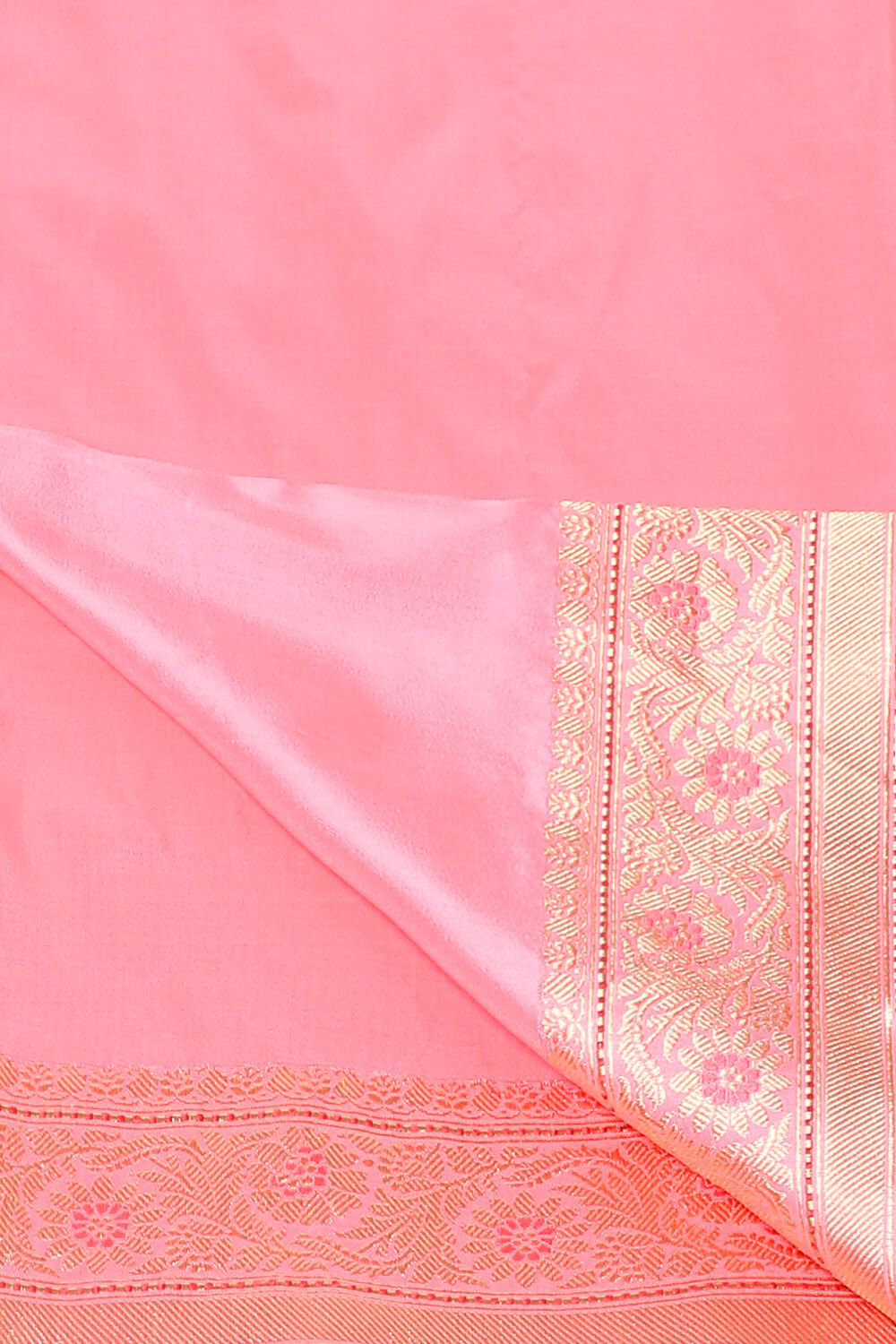 Light Pink Pure Silk Banarasi Saree image number null