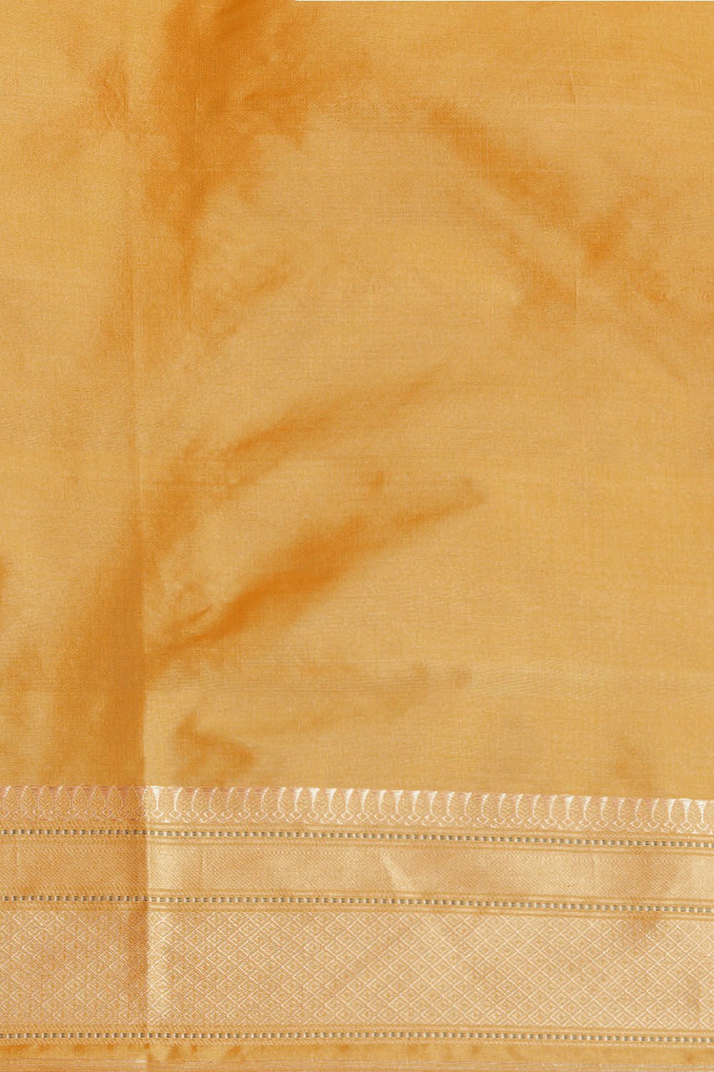 Yellow Pure Silk Kadwa Banarasi Saree image number null