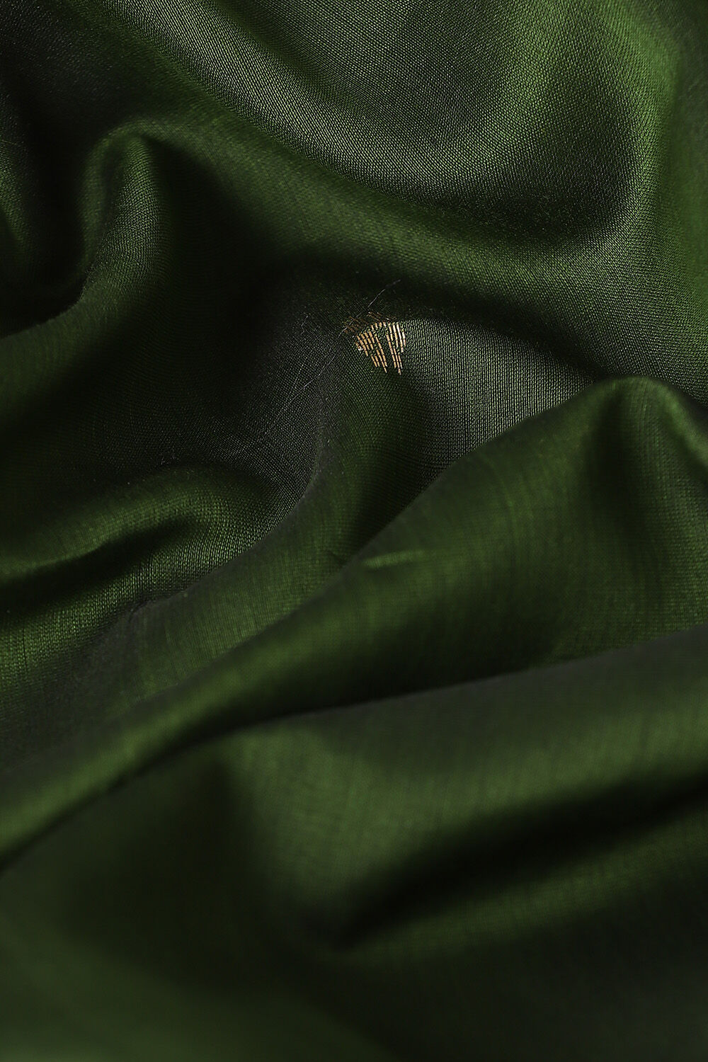 Green Pure Silk Cotton Maheswari Saree image number null