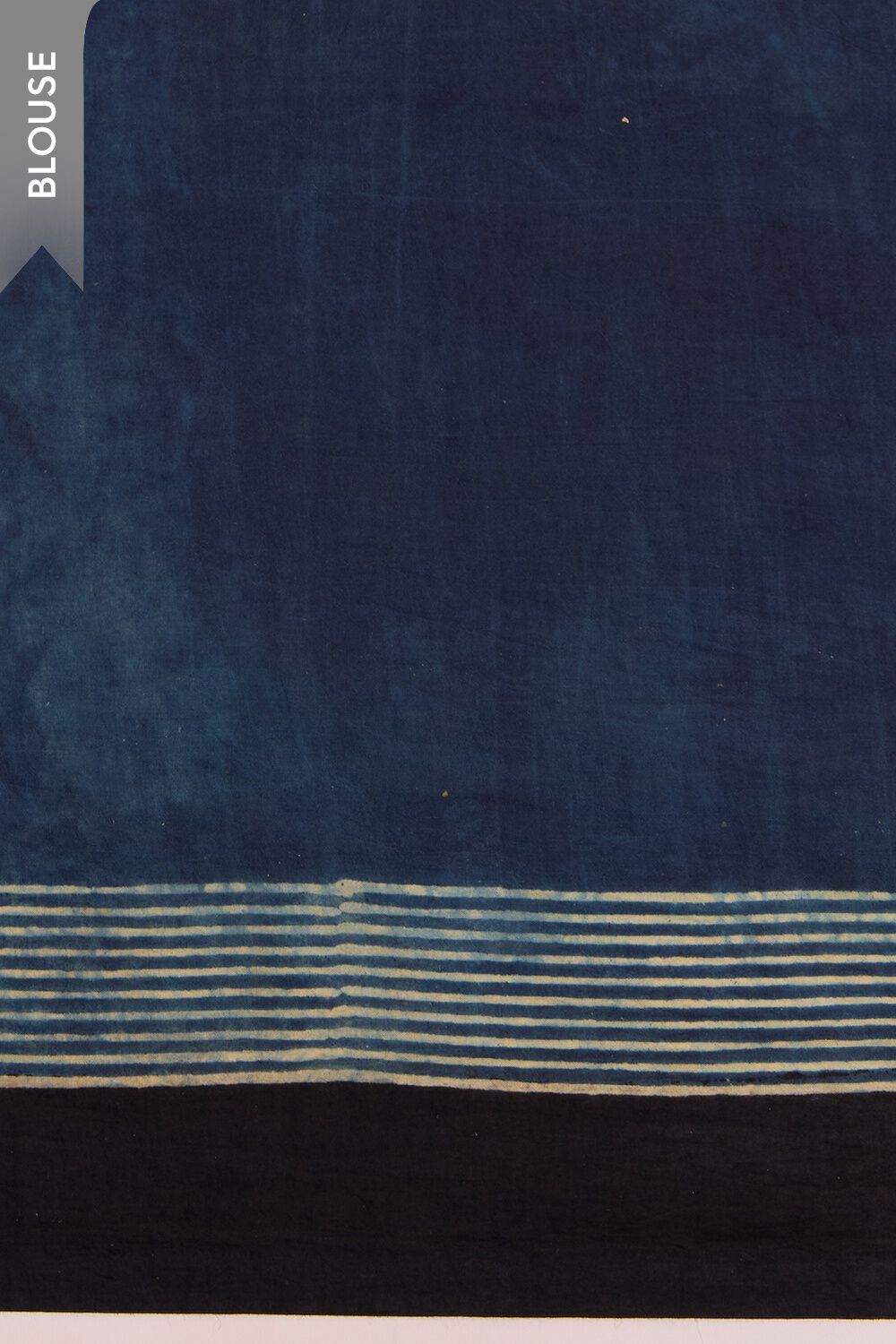 Blue Gujarat Pure Cotton Ajrakh Saree image number null