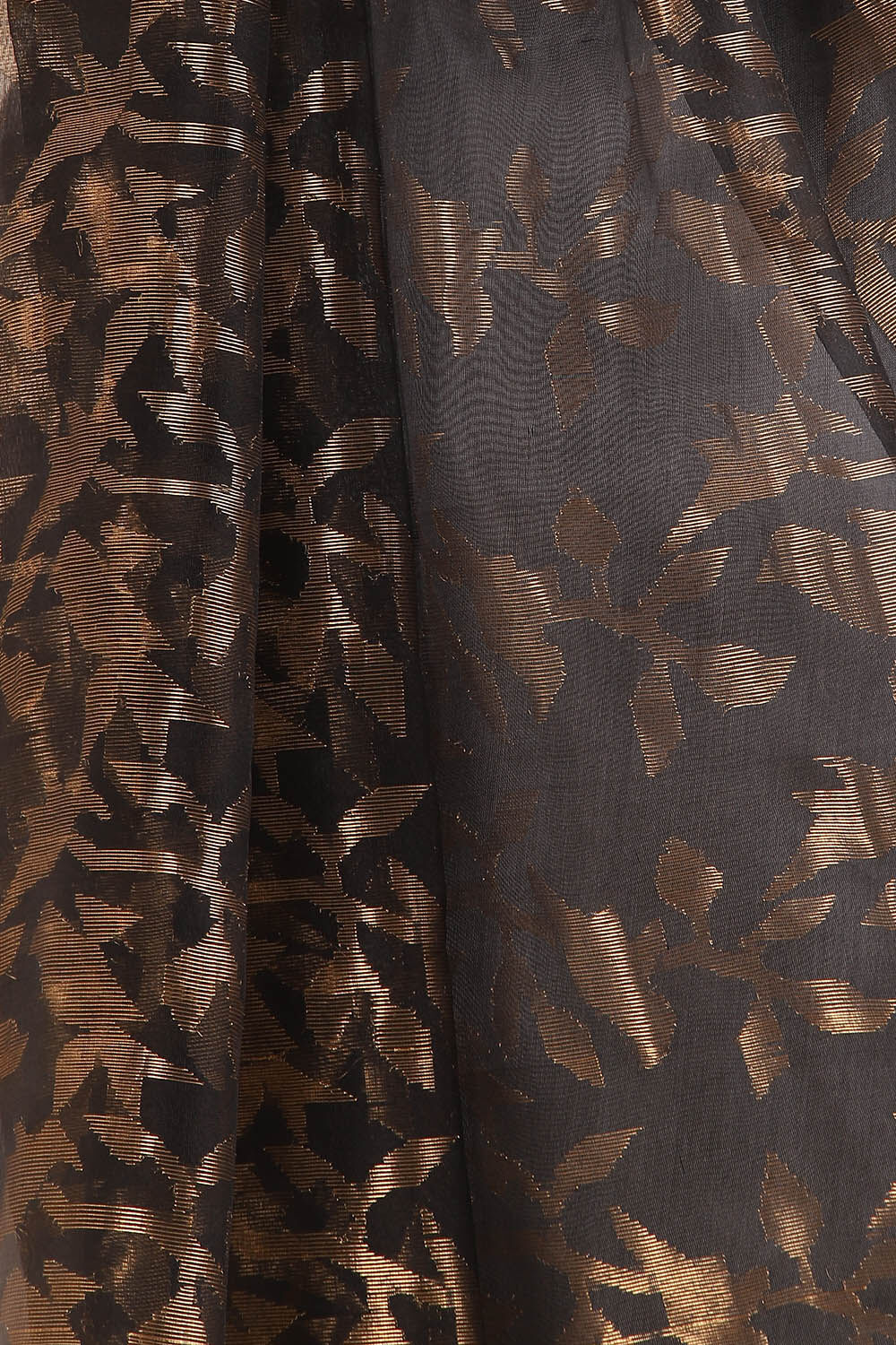 Grey Pure Silk Cotton Bengal Saree image number null