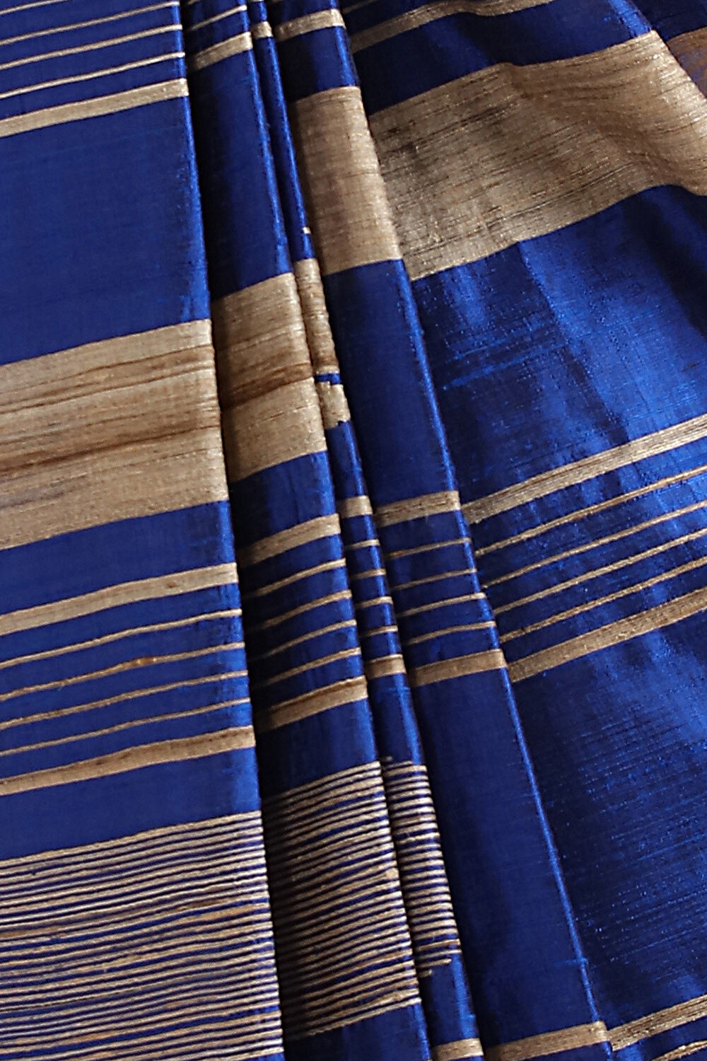 Blue Pure Silk Woven Saree image number null