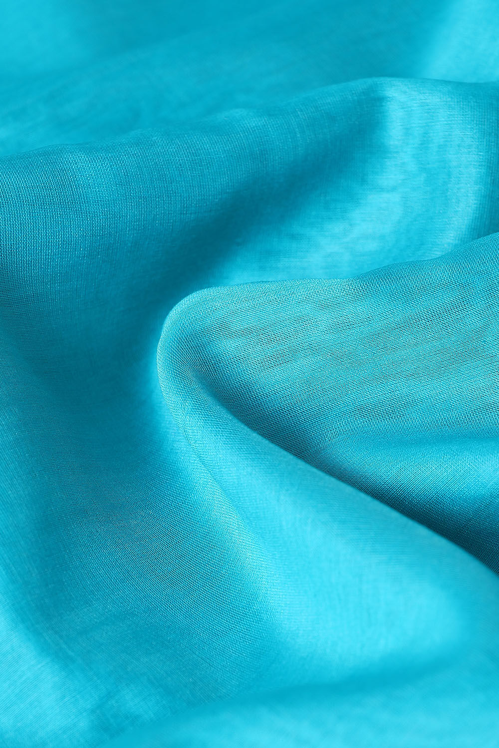 Light Blue Pure Silk Cotton Maheswari Saree image number null