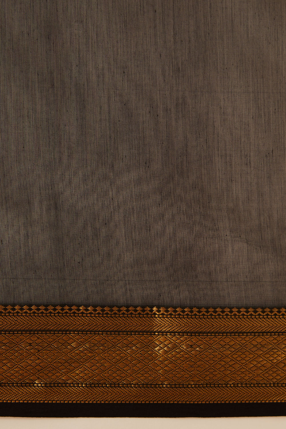 Dark Yellow Pure Silk Cotton Maheshwari Saree image number null