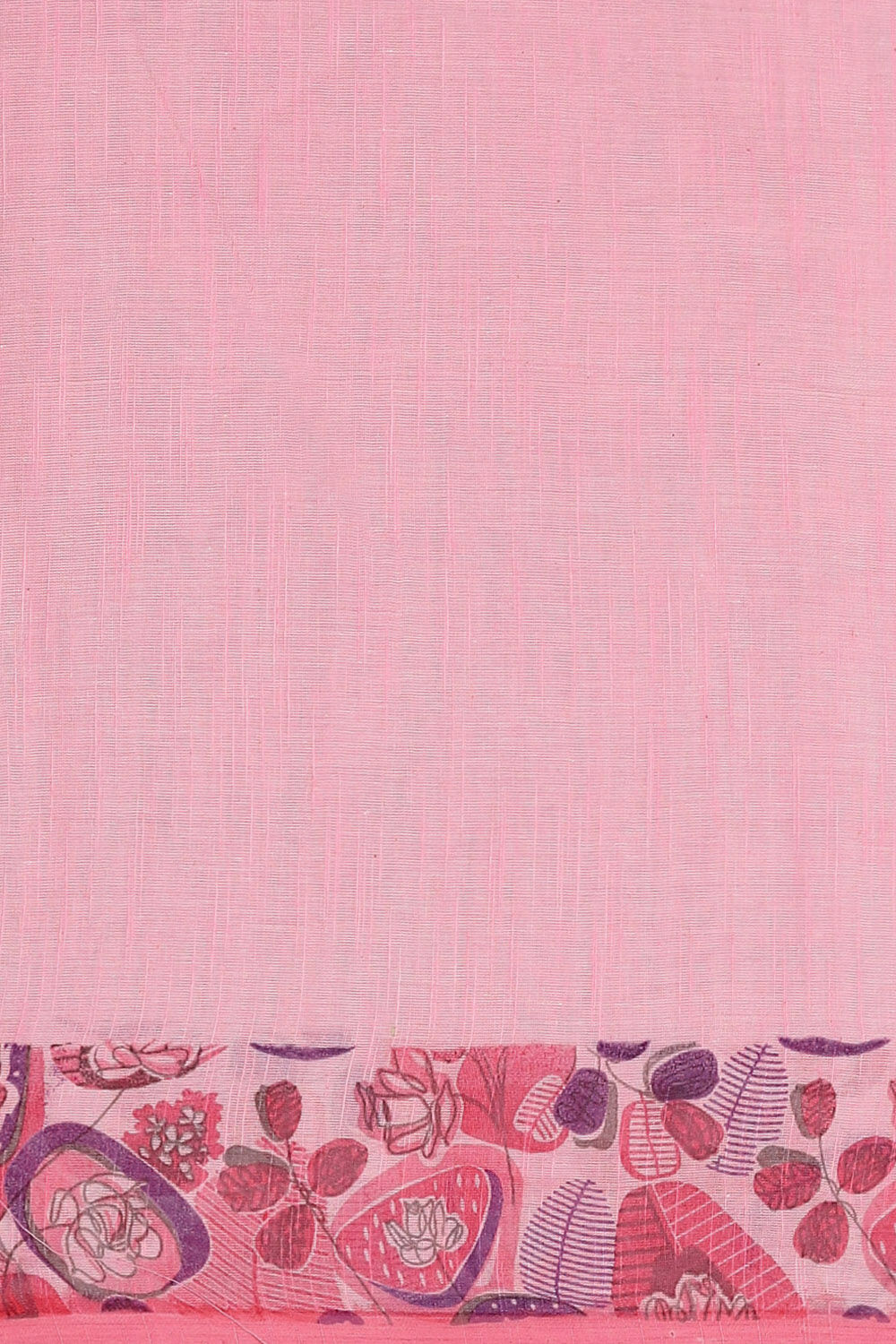 Pink Pure Cotton Printed Saree image number null