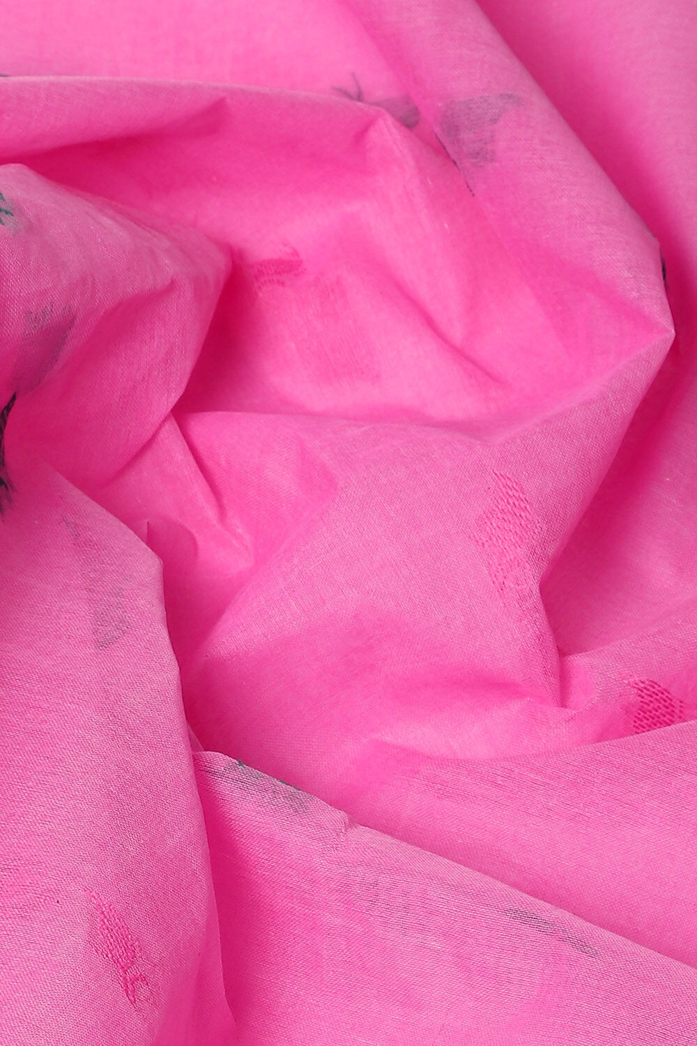 Light Pure Pink Cotton Bengal Saree image number null