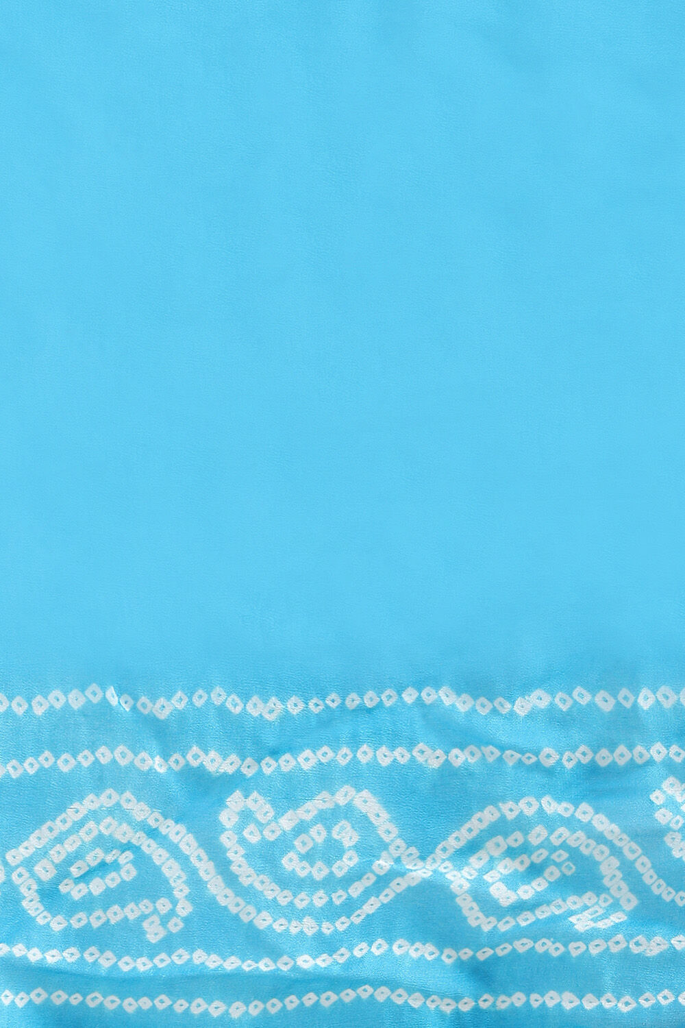 Blue Pure Georgette Bandhani Saree image number null