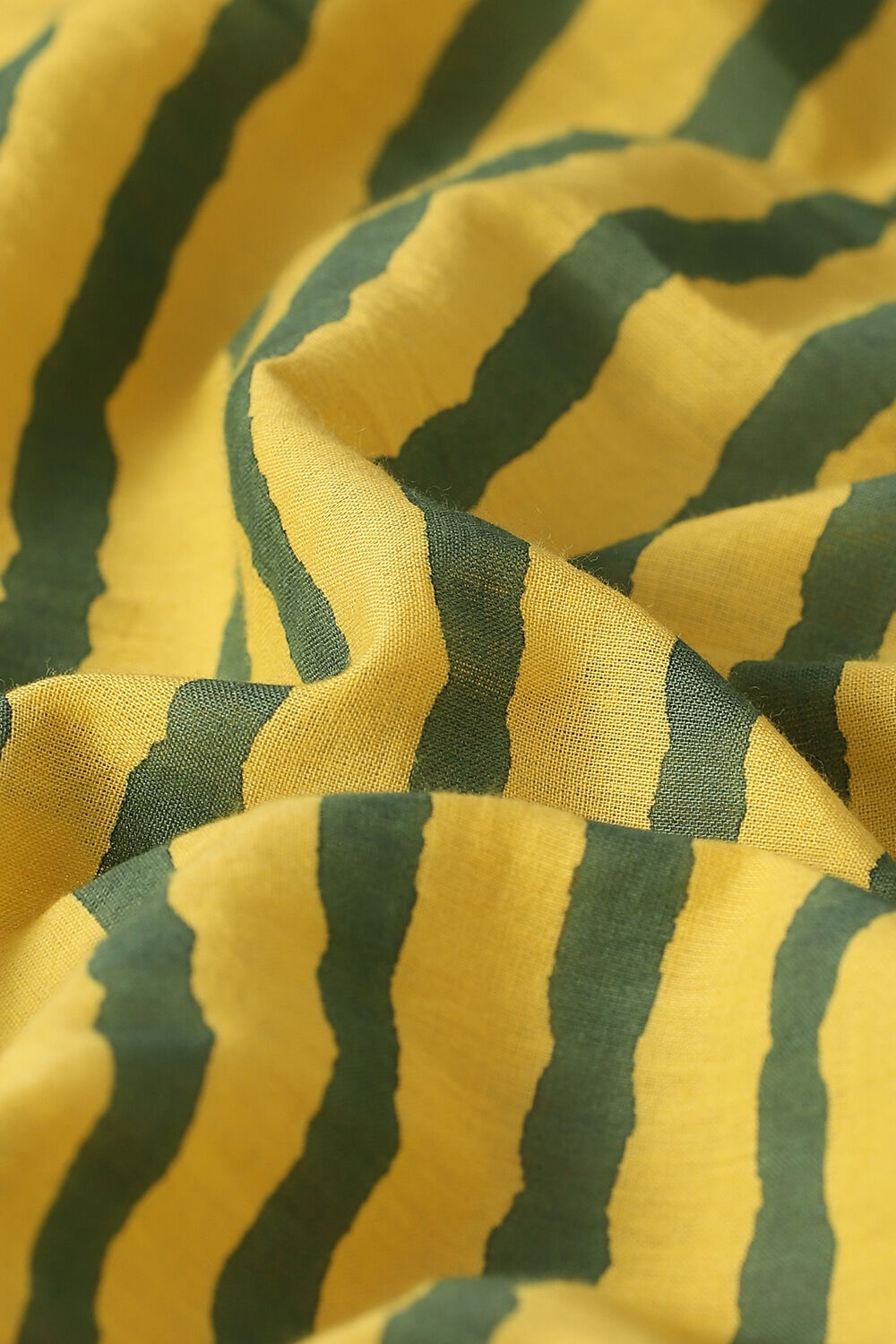 Yellow Pure Cotton Printed Saree image number null