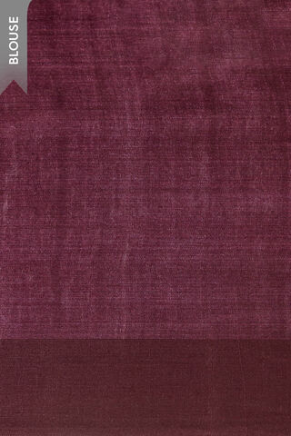 Violet Ikat Pure Tussar Silk Gopalpur Saree thumbnail image number null