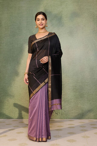 Multicoloured Silk Viscose Cutwork Banaras  Saree thumbnail image number null