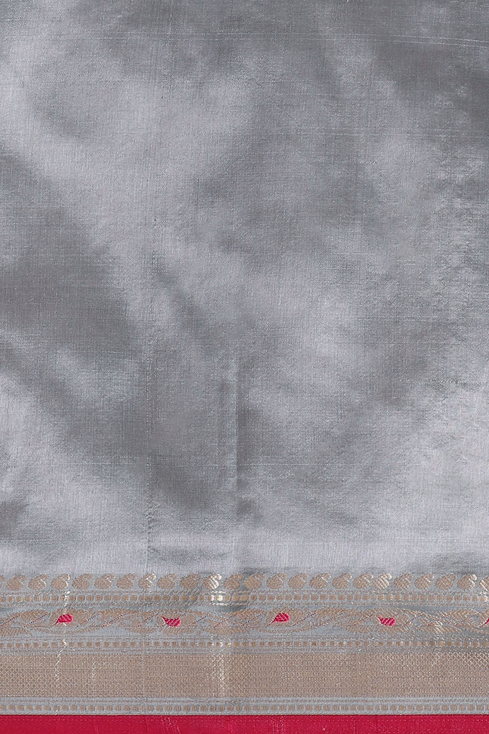 Grey Pure Silk Banarasi Saree image number null