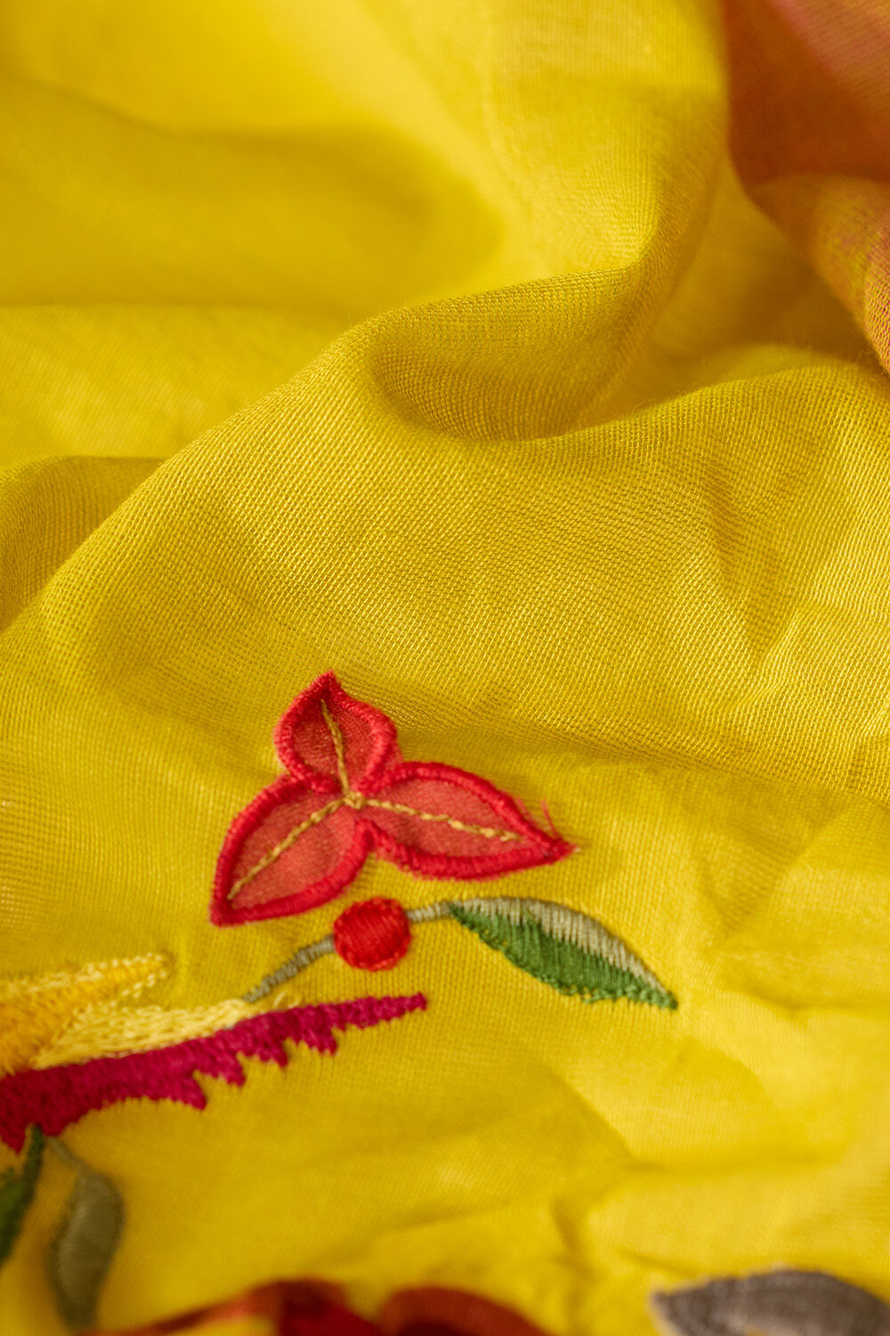 Light Green Bengal Pure Cotton Embroidered Saree image number null