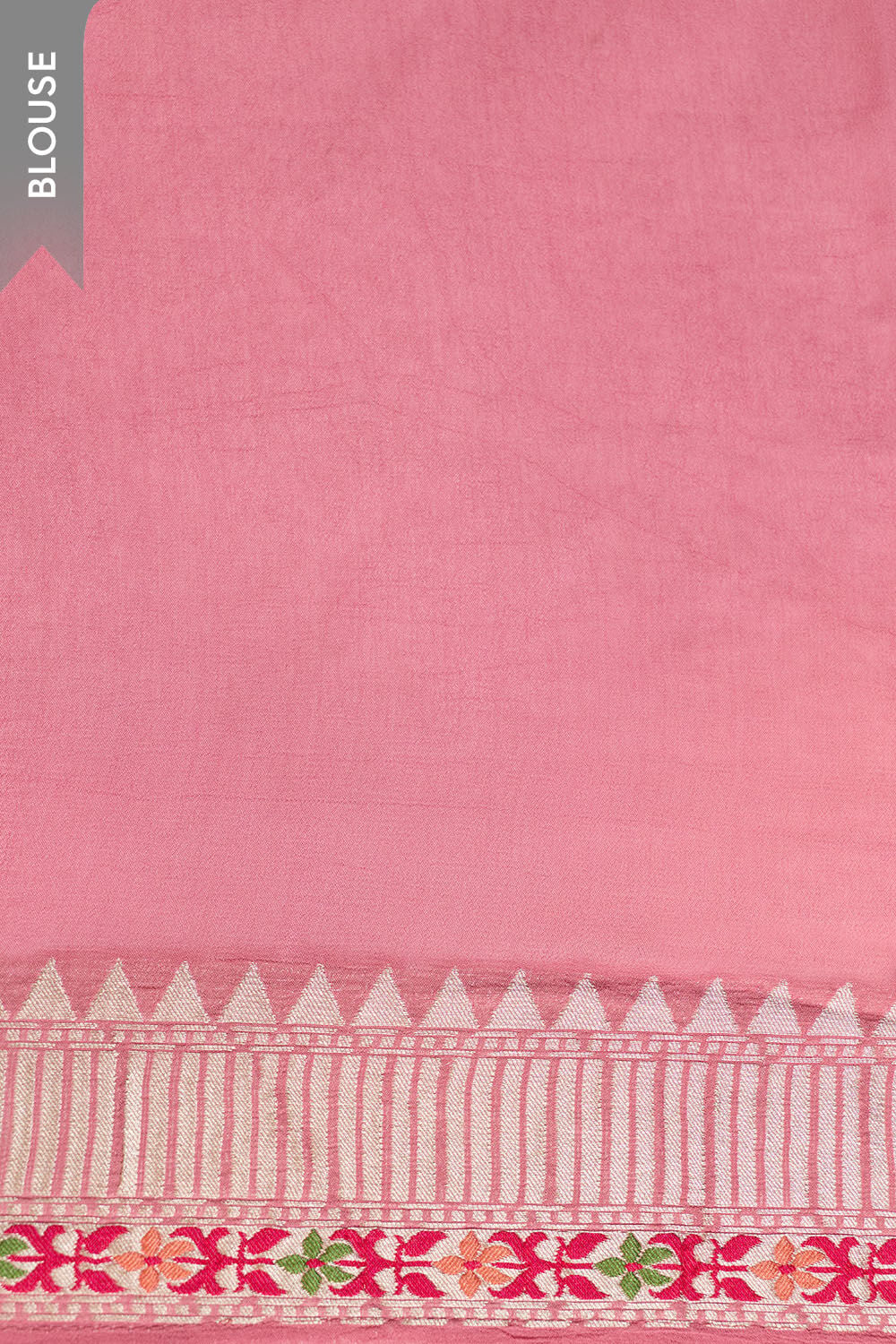Pink Woven Viscose Georgette Saree image number null