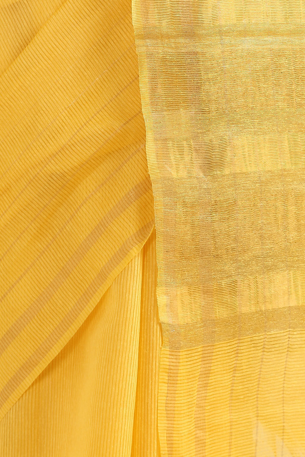 Yellow Pure Silk Woven Saree image number null