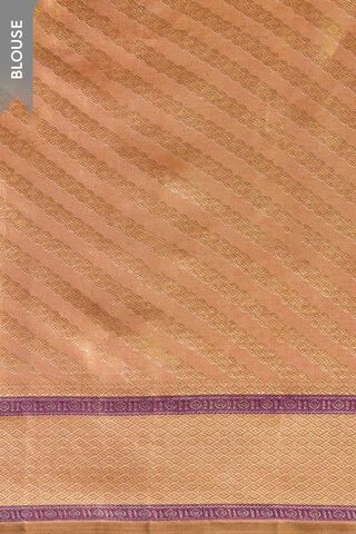 Light Pink Pure Silk Tissue Woven Kanjivaram Saree thumbnail image number null