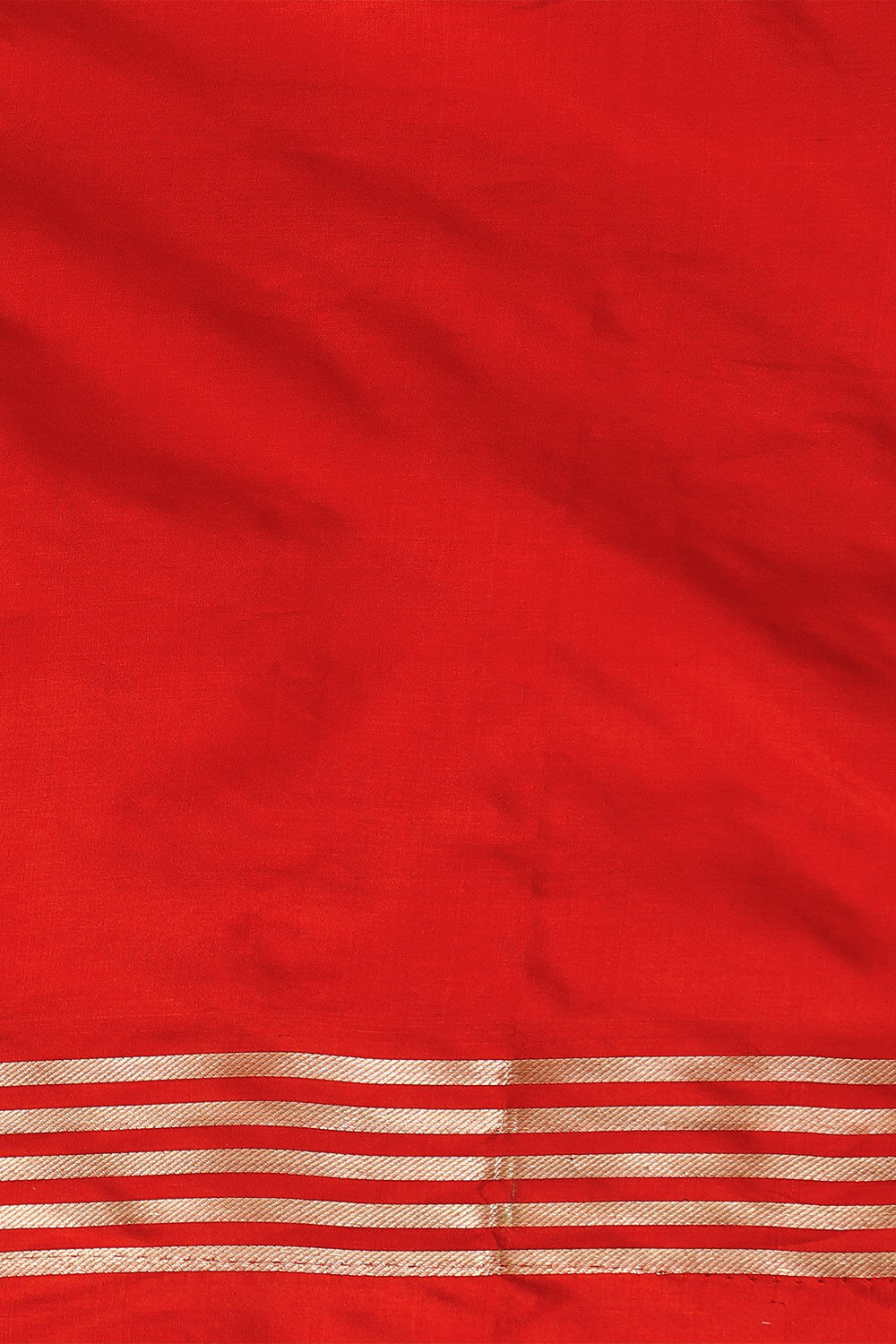 Red Pure Silk Banarasi Brocade Saree image number null