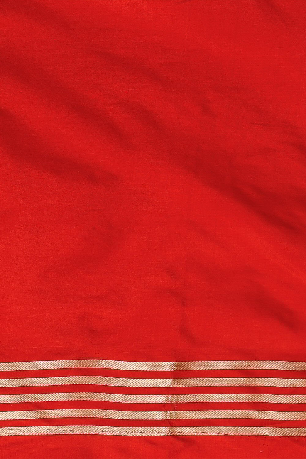 Red Pure Silk Banarasi Brocade Saree image number null