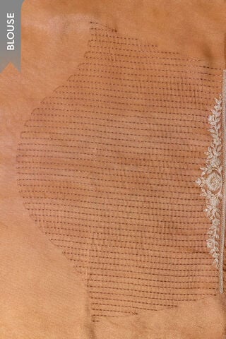 Light Pink Viscose Tissue Embroidered Saree thumbnail image number null