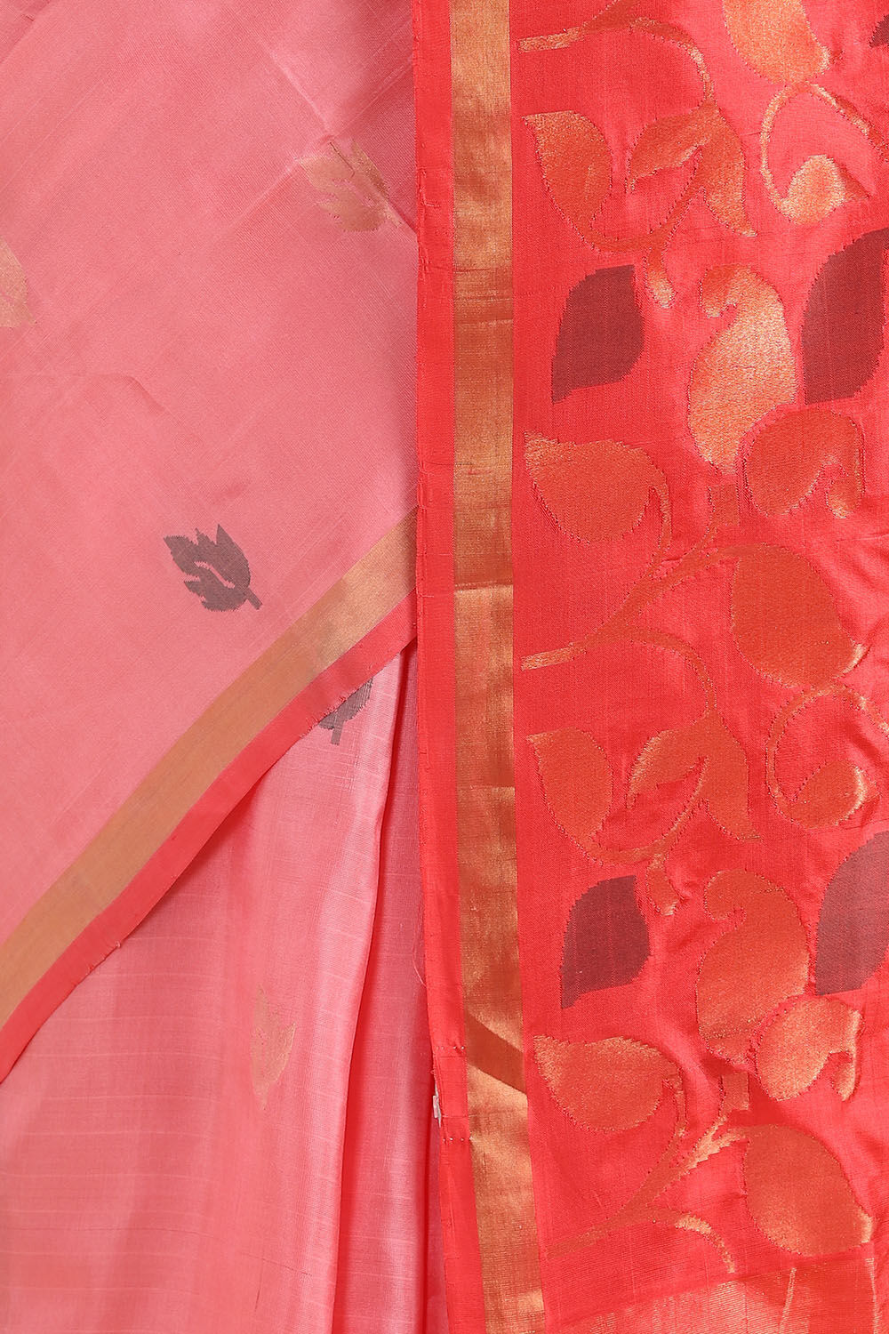 Light Pink Pure Silk Uppada Jamdani Saree image number null