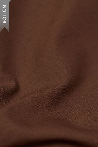 Brown Pure Silk Cotton Tie & Dye Shibori Unstitched Suit Set thumbnail image number null