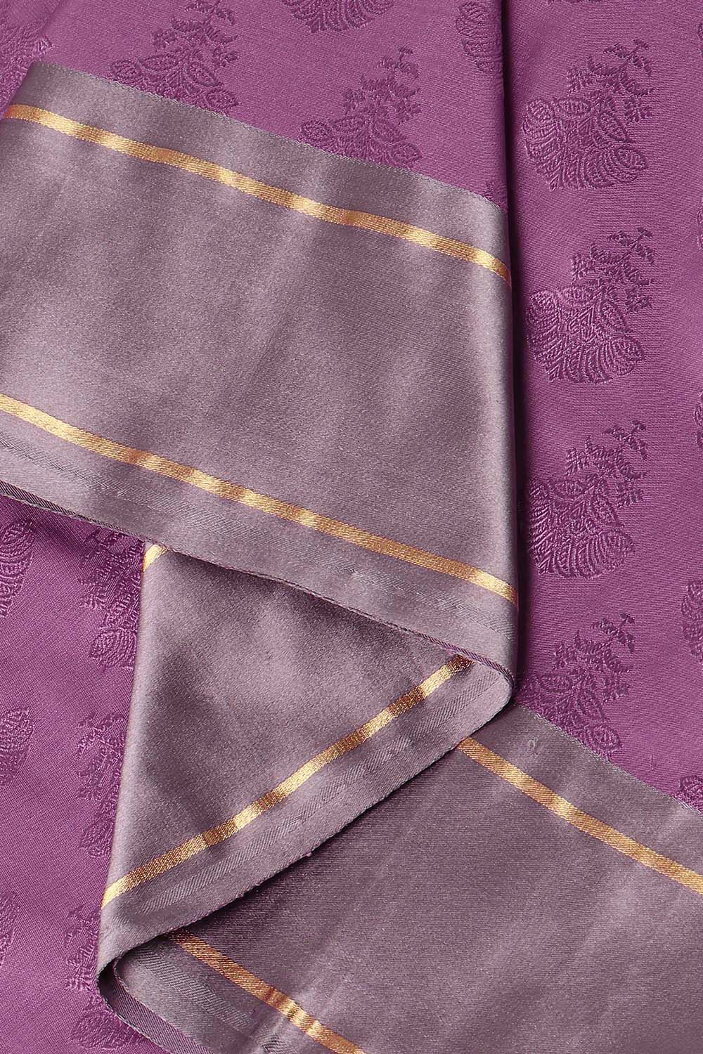 Pink Pure Silk Banarasi Tanchoi Saree image number null
