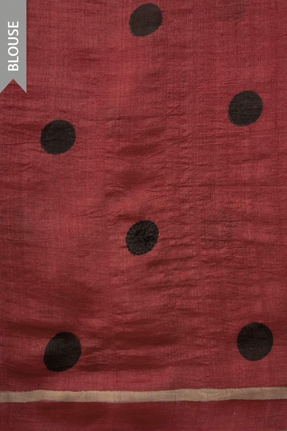 Black Chattisgarh Pure Tussar Silk Hand Painted Saree image number null