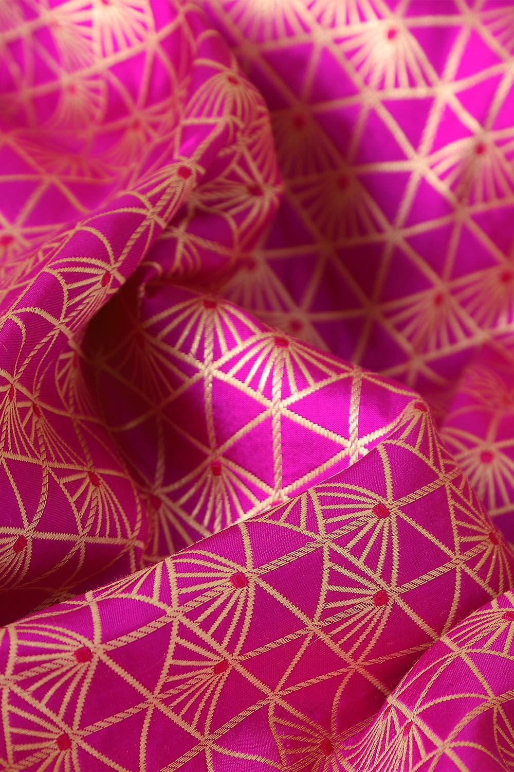 Pink Pure Silk Banarasi Brocade Saree image number null